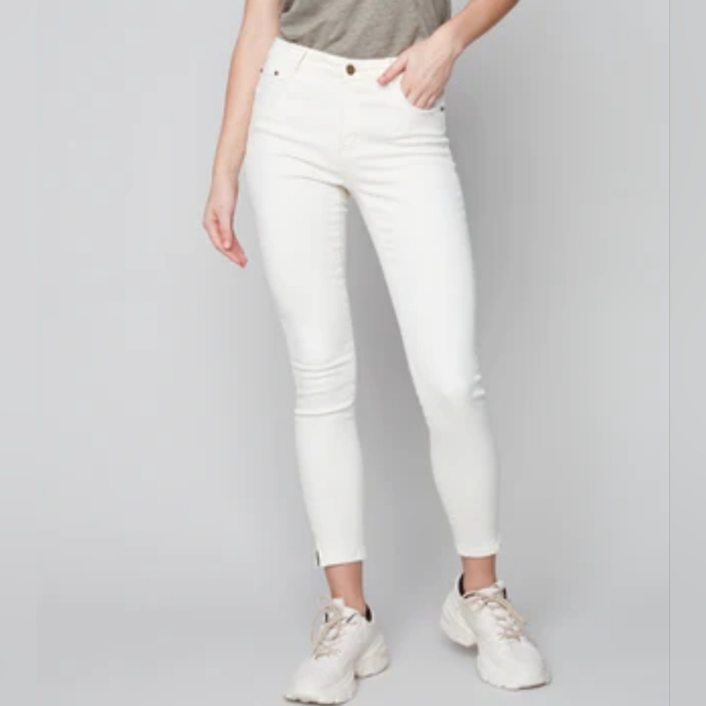 Charlie B 5 Pocket Zip Hem Sz 4